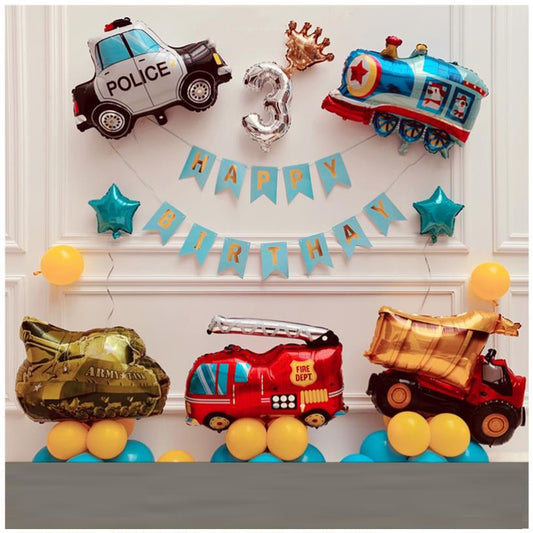 Birthday decoration scene layout