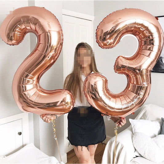 32 Inch Big Foil Birthday Balloons