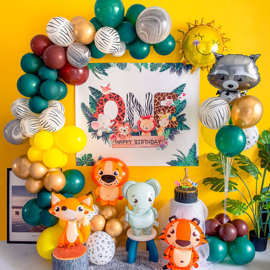 Birthday Party Balloon Set Children's Forest Series