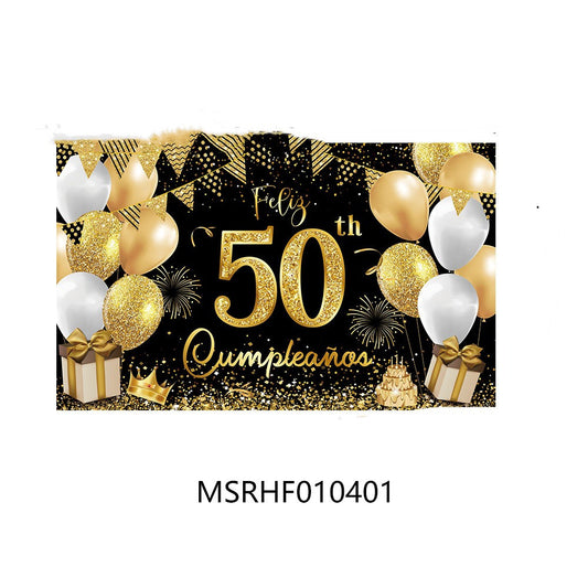 Birthday Banners Photograph Background Cloth