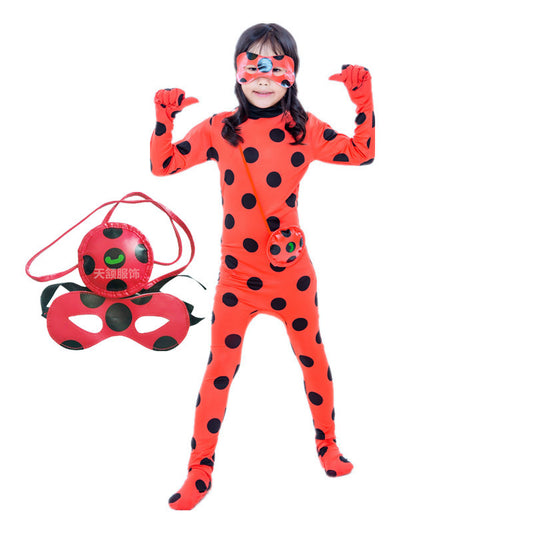 Children's Ladybug Suit Halloween Costume Anime
