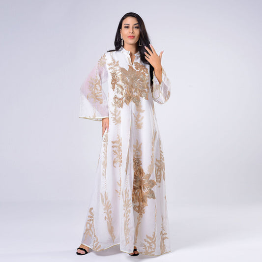 Middle East New Fired Sequins Dress Light Luxury Celebrity Party Dress Muslim