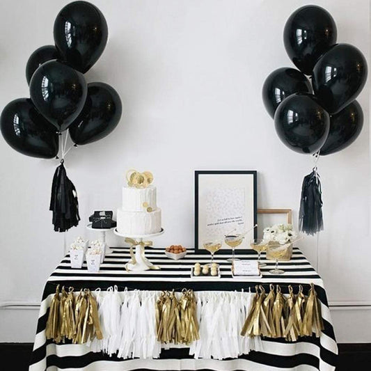 Black Balloon 18-inch Round Birthday Party Decoration