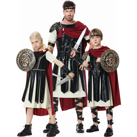 Halloween Costume Roman Gladiator Cosplay Performance Wear